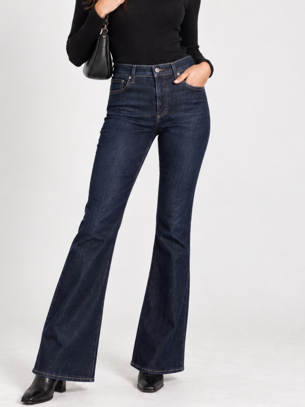 Citizens of Humanity Fleetwood High Rise Flare Shimmer Jeans Size 30